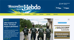 Desktop Screenshot of nouvelleshebdo.com