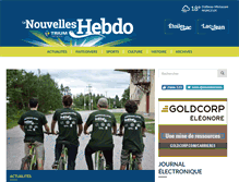 Tablet Screenshot of nouvelleshebdo.com